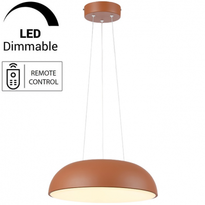 Φωτιστικό Κρεμαστό Φ40cm Στρογγυλό LED 22W 230V 1400lm CCT με Controller IVY Φωτιστικό Κρεμαστό Φ40cm Στρογγυλό LED 22W 230V 1400lm CCT με Controller IVY